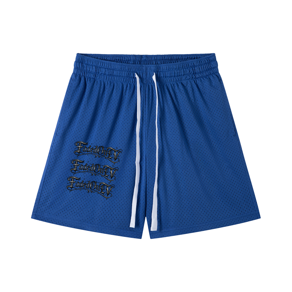 Mesh Drawstring Shorts
