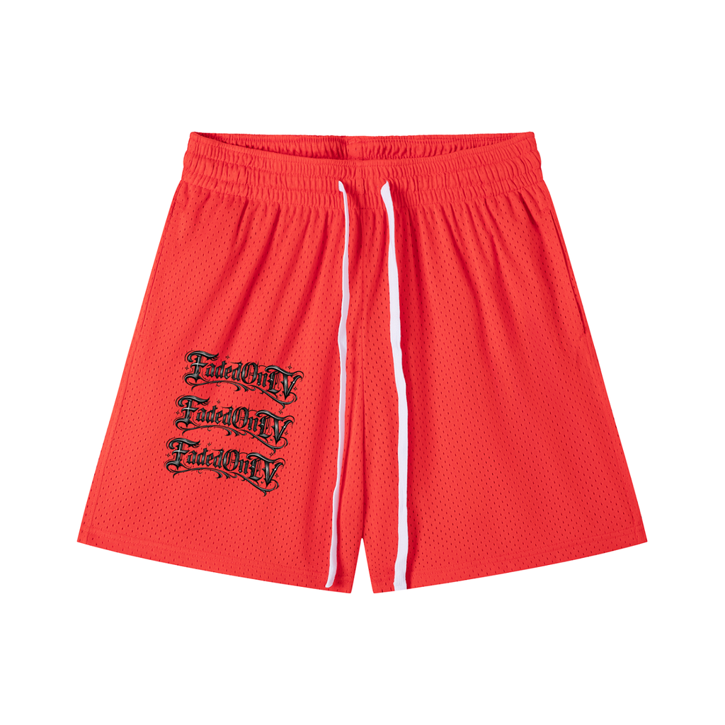 Mesh Drawstring Shorts