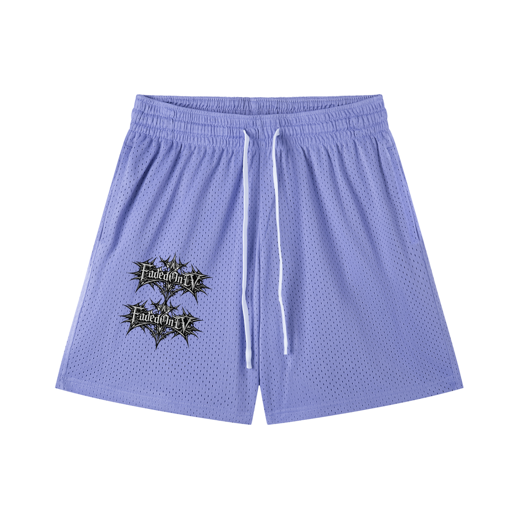 Mesh Drawstring Shorts
