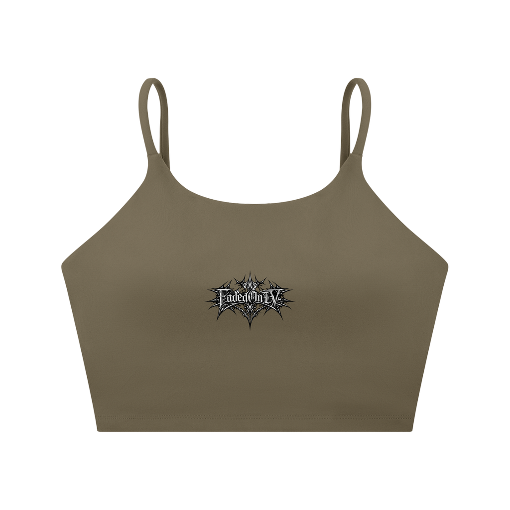 Spaghetti Strap Yoga Sports Bra
