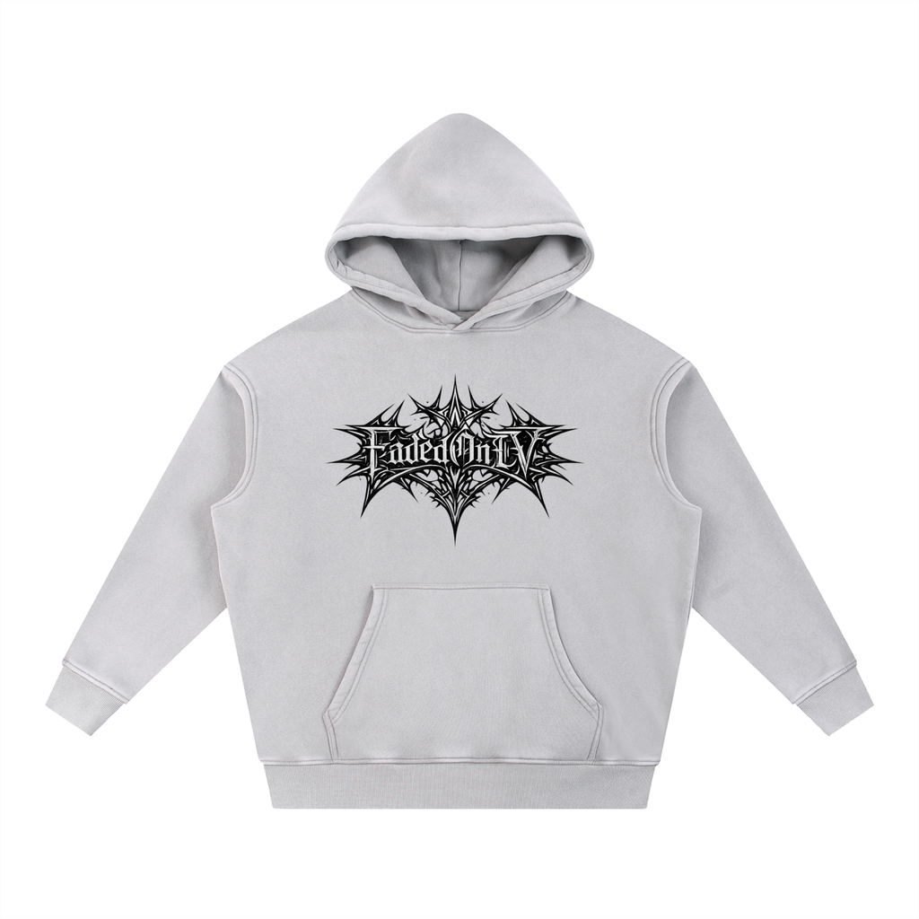 Snow Wash Fleece Oversize Hoodie