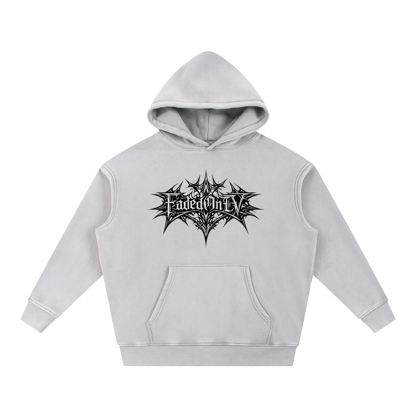 Snow Wash Fleece Oversize Hoodie